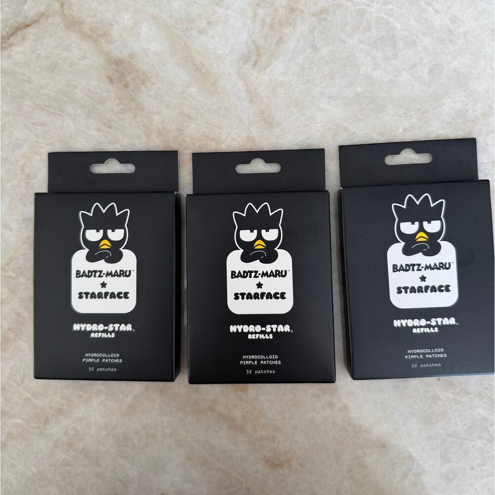 NEW BADTZ-MARU x Starface Hydro-Star 32 Pimple Patches Limited Refill Kit 3